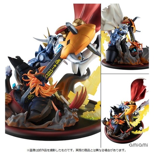 【当時物】デジモン デジモンウォーズ　オメガモン　ディアボロモン　フィギュア デジモン ぼくらのウォーゲーム」“オメガモン vs ディアボロモン”を