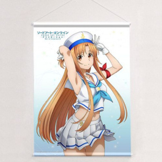 SAO」アスナのセーラー服姿がまぶしい！ B2タペストリー登場 1枚