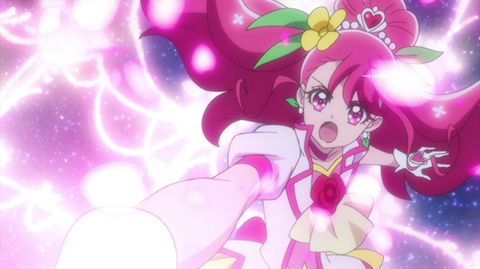 プリキュアワークス　キュアグレース ヒーリングっど プリキュア」ネオキングビョーゲンに取り込まれ