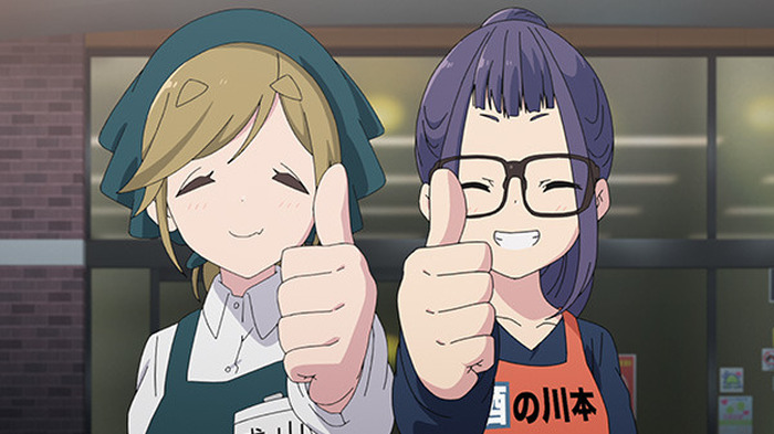 ゆるキャン Season２ なでしこ 初ソロキャンへ リンは偶然 桜を見かけ 第7話先行カット 6枚目の写真 画像 超 アニメディア