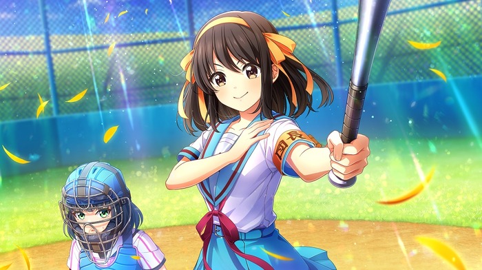 ハチナイ と 涼宮ハルヒの憂鬱 がコラボ マヂカルラブリー 野田クリスタルさんが先行レビュー Sos団5人集結 フルボイスシナリオに絶句 描きおろしイラストも初公開 7枚目の写真 画像 超 アニメディア