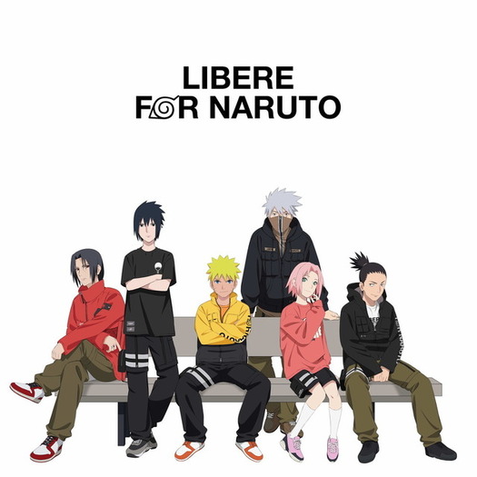Naruto ナルト サスケたちが ストリート忍者スタイル に ハイエンドストリートブランド Libere とコラボ 超 アニメディア