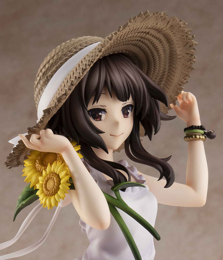 【新品未使用品】送料無料KADOKAWA 1/7めぐみんひまわりワンピースVer この素晴らしい世界に祝福を！ めぐみん ひまわりワンピースVer