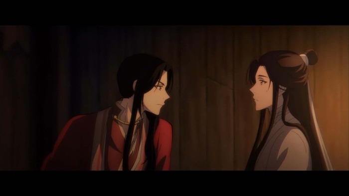 夏アニメ「天官賜福」夜に語らう、謝憐（CV.神谷浩史）と三郎（CV.福山