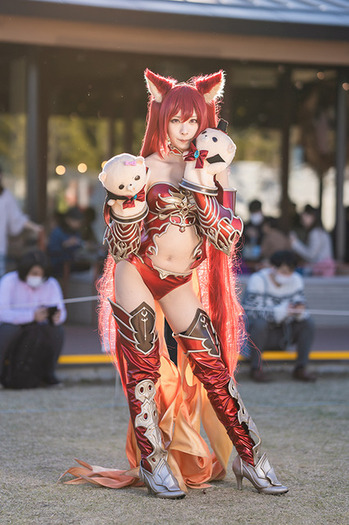コスプレ 原神 グラブル 終わりのセラフ 池ハロ キヤノンブースに集結した人気美女レイヤーが眩しい 12枚目の写真 画像 超 アニメディア
