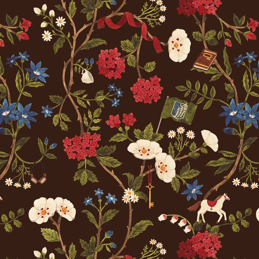 進撃の巨人 エレン リヴァイたちのモチーフを散りばめた ボタニカル柄の新グッズが登場 21枚目の写真 画像 超 アニメディア