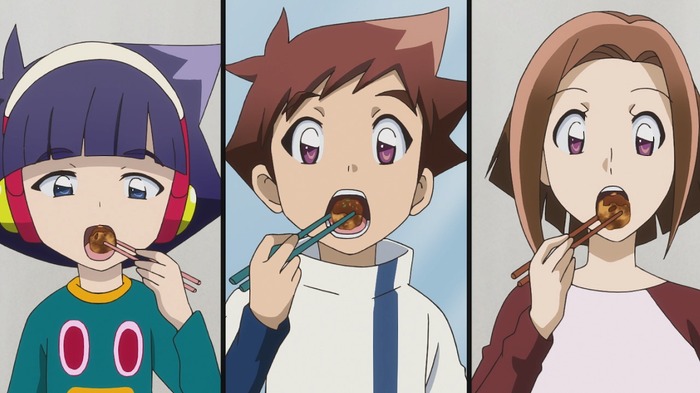 エヴァだ ゼーレだ タコ焼きだ 主人公 ハヤトが新大阪駅で仰天行動 シンカリオン 第17話あらすじ 先行カット大公開 12枚目の写真 画像 超 アニメディア