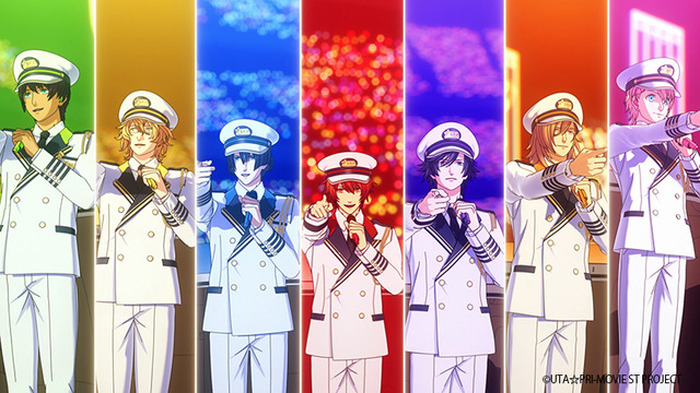 劇場版 うたプリ」ST☆RISHがお揃いの白い機長服でライブ♪ 特報映像