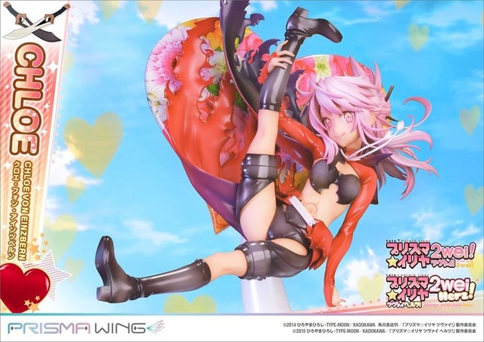 プリズマ☆イリヤ」クロが大胆ポーズでフィギュアに BD BOXのイラスト