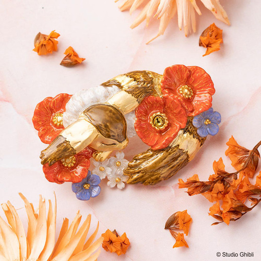 スタジオジブリ 魔女の宅急便 ジジ ラピュタ キツネリスをイメージ 花 をモチーフにしたアクセサリーが登場 9枚目の写真 画像 超 アニメディア