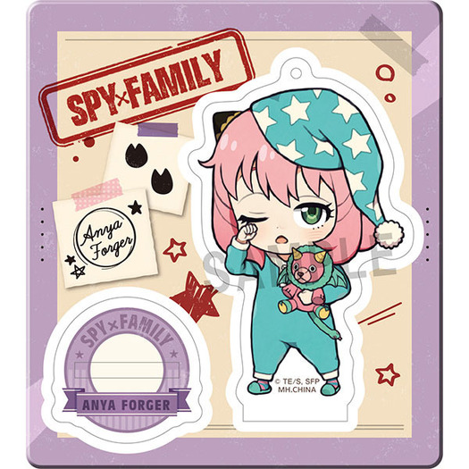 SPY×FAMILY スタンプラリー 全５種 コンプリート アーニャ 缶バッジ SPY×FAMILY」缶バッジ＆アクスタ登場！ “フッ”とした表情やお出かけ姿