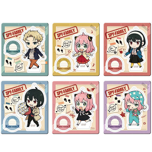 SPY×FAMILY」缶バッジ＆アクスタ登場！ “フッ”とした表情やお出かけ姿