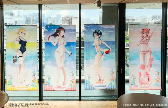 タペストリー(大型) 水原千鶴 等身大タペストリー 「くじ引き堂
