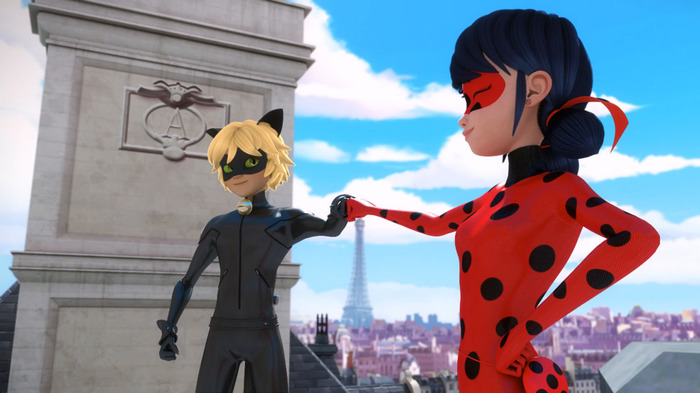 ミラキュラス レディバグ&シャノワール フォトホルダー マリネット ミラキュラス レディバグ＆シャノワール アクリルスタンド マリ