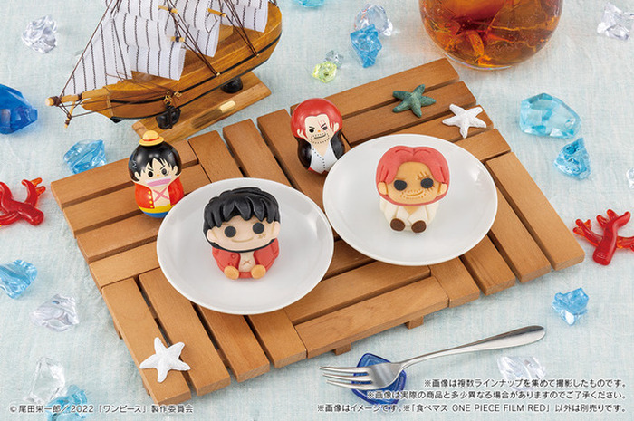 One Piece Film Red ルフィ シャンクス かわいい和菓子に 食べマスシリーズに登場 超 アニメディア