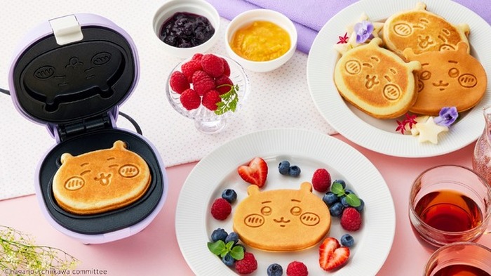 ちいかわ」顔型でパンケーキを自宅で焼ける♪ “こんがりきゃらパン