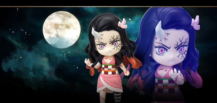 鬼滅の刃 胡蝶カナエ 竈門禰豆子フィギュアセット 鬼滅の刃】Figuarts mini『竈門禰豆子 鬼化進行時』『胡蝶カナエ