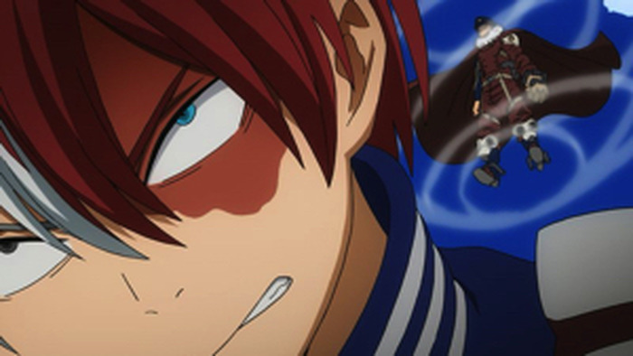 敵 ヴィラン に立ち向かう轟と夜嵐だが ケンカをはじめてしまい Tvアニメ 僕のヒーローアカデミア 3期第21話あらすじ 先行カットが到着 6枚目の写真 画像 超 アニメディア