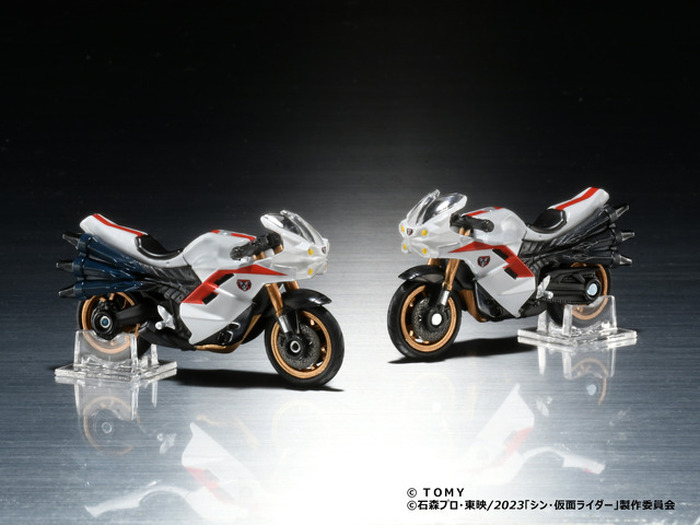 シン・仮面ライダー」サイクロン号の大人向けトミカが登場！ フォルム