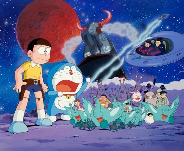 映画ドラえもん のび太の宇宙小戦争2021』公開記念浮世絵木版画