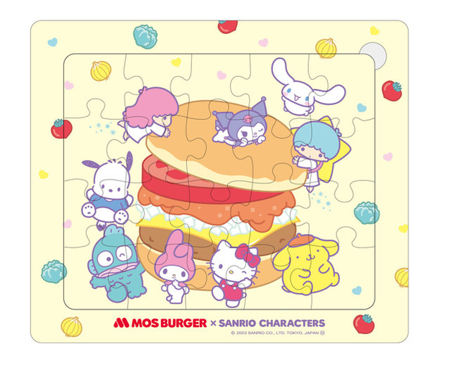 サンリオ」キティ、シナモン、ポムポムプリンらがモスバーガーの