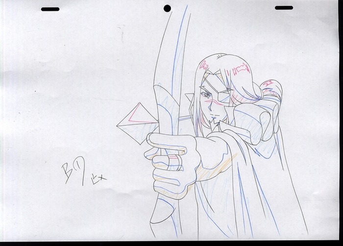 弓を向けるドラグノフ ラディアン 第九話の原画を公開 超 アニメディア