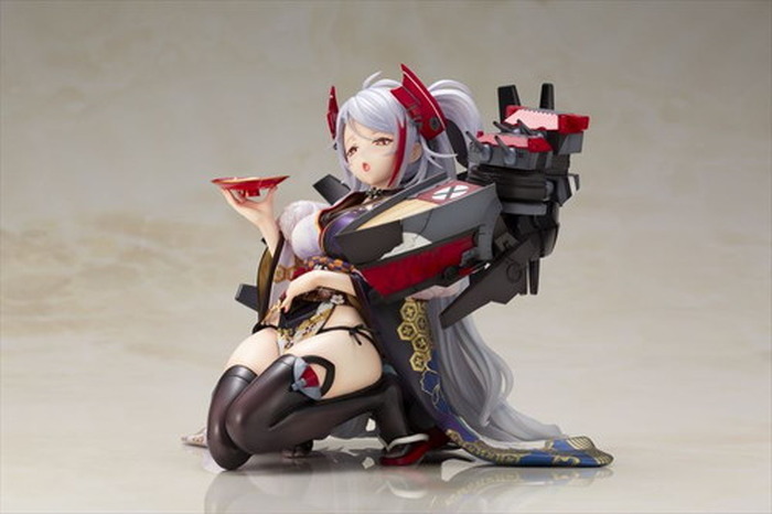 百花繚乱 スキンを忠実に再現 アズールレーン より プリンツ オイゲン が1 7スケールにて初の立体化 5枚目の写真 画像 超 アニメディア