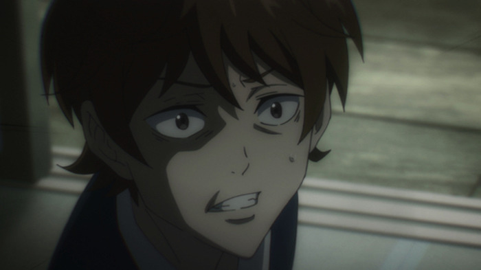 ライダースーツの凪が京子を組み伏せ Tvアニメ ブギーポップは笑わない 第2話のあらすじ 先行カットが到着 6枚目の写真 画像 超 アニメディア