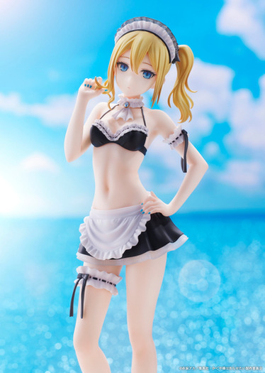 アニメ「かぐや様は告らせたい-ファーストキッスは終わらない-」早坂愛 メイド水着 かぐや様は告らせたい」メイドと水着の奇跡的相性（マリアージュ