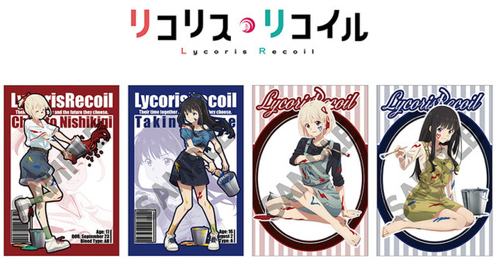 リコリス・リコイル」ペイントをしている千束とたきなを描き下ろし