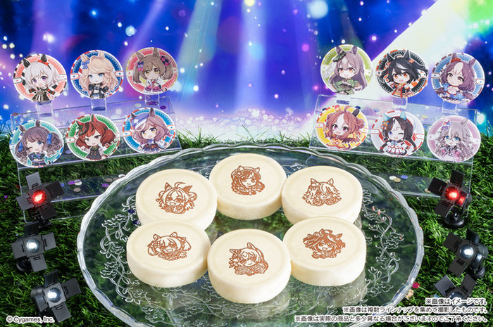 ウマ娘」キャラを焼き印にした”まんまる焼き”、はちみードリンク