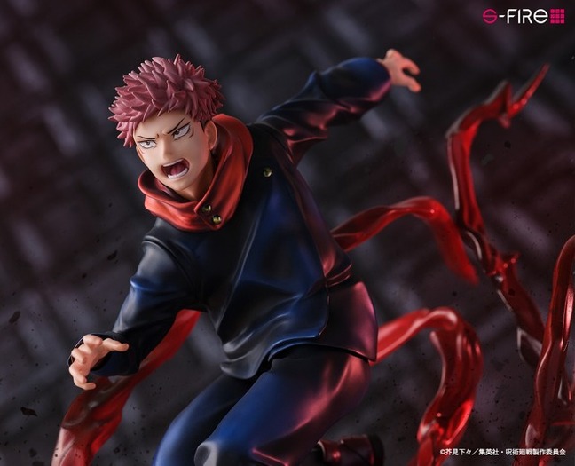 呪術廻戦」虎杖悠仁、五条悟の1/7スケールフィギュアが登場！AR機能で