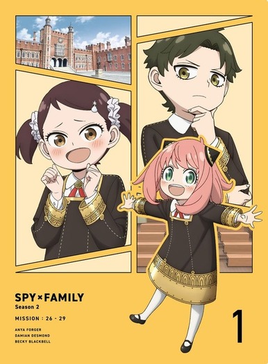 SPY×FAMILY」アーニャらイーデン校組が描き下ろし♪ BD&DVD Vol.1の