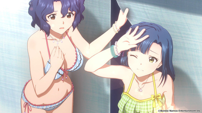 秋アニメ「ミリアニ」デビューライブをかけて“水着”で勝負!? 第7話先行