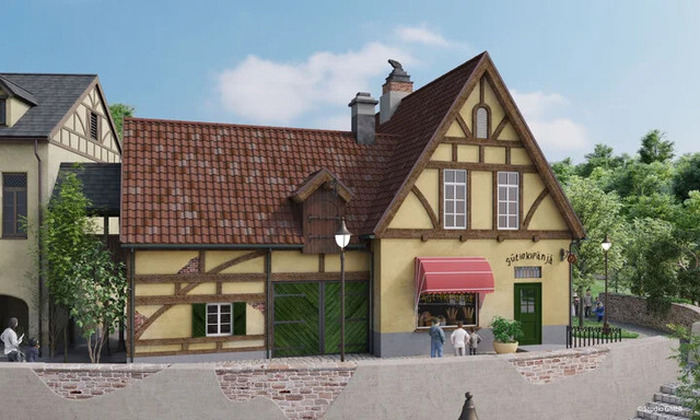 ジブリパーク限定　建物シリーズ　魔女の宅急便　グーチョキパン ジブリパーク」新エリア“魔女の谷”「魔女の宅急便」のパン屋も再現