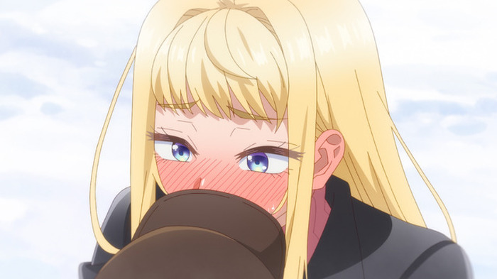 冬アニメ「道産子ギャルはなまらめんこい」かまくらの中で美波と密着