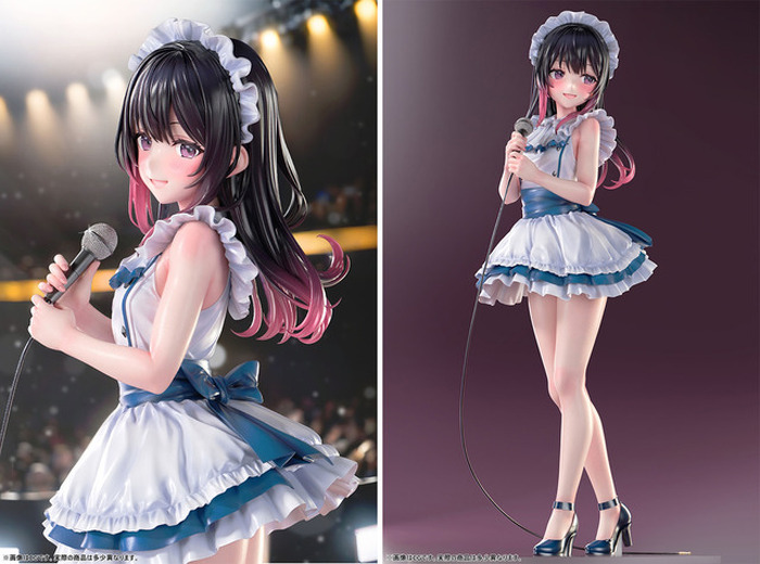 メイドアイドル”のキラキラ笑顔、フリルたっぷり衣装から伸びる美脚に