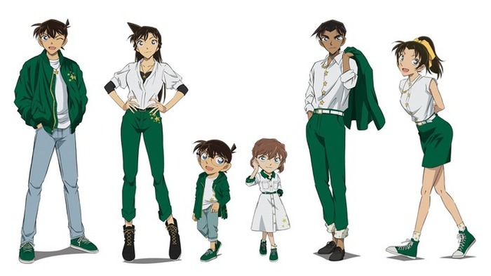 【新品】コナン テディベア 服部平次&遠山和葉 100万ドルの五稜星 名探偵コナン 100万ドルの五稜星：「anan」表紙ジャック 平次と和葉が