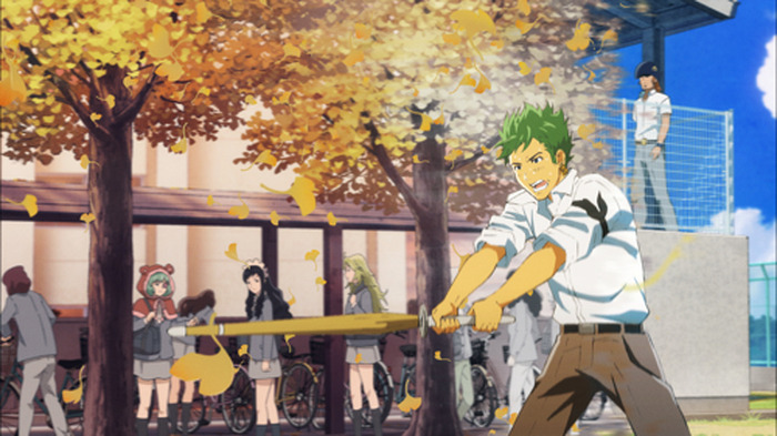 もし 麦わらの一味 が高校生だったらーーカップヌードルのアオハルcmが One Piece で復活 Hungry Days ワンピース ゾロ篇 ナレーションは林原めぐみ 18枚目の写真 画像 超 アニメディア