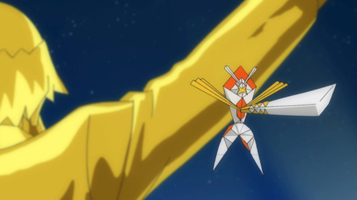 ウルトラビーストのカミツルギによる事件が発生 Tvアニメ ポケットモンスター サン ムーン 6月2日放送のあらすじ 先行カットが到着 6枚目の写真 画像 超 アニメディア