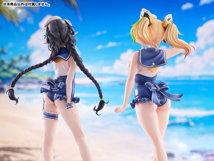 PHANTASY STAR ONLINE 2 es　蒼海のアネット　涼風のジェネ たわわなボディと魅惑のスレンダー どっちがお好み？「 PSO2 es