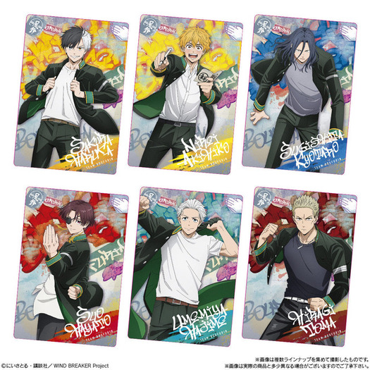 wind breaker ウィンブレ　桜遥　カード　ウエハース　箔押し　サイン BANDAI WIND BREAKER ウエハース [20.桜遥(ビジュアルレアカード