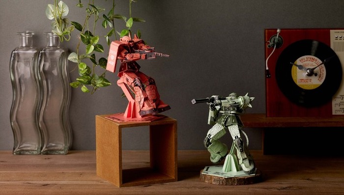 ガンダム」シャア専用ザク＆量産型ザクを精密に再現！作って飾って ...