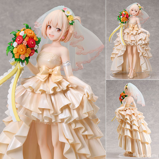 リコリコ」千束＆たきながウェディングドレス姿で登場！ コミケ