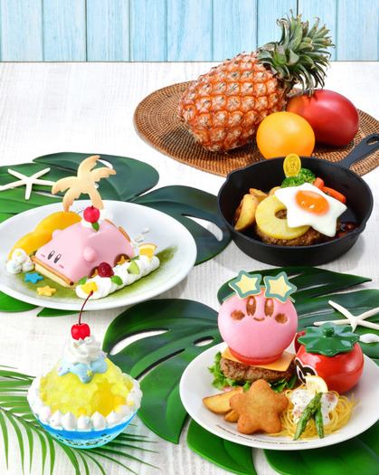 カービィカフェ」に夏がやってきた！“パイナップル”テーマの限定