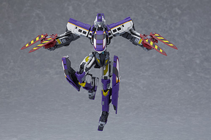 新幹線変形ロボ シンカリオン シンカリオン ｅ３つばさ のmoderoidが劇中さながらのスタイルで到着 4枚目の写真 画像 超 アニメディア