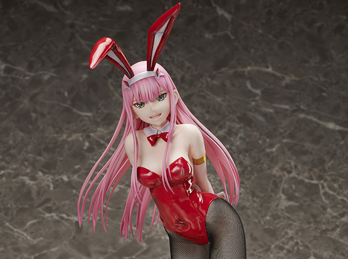 [値下げ]FREEing 公式 ゼロツー バニーver.1/4 制服をアレンジしたバニースーツに身を包んだ「ゼロツー」が1/4