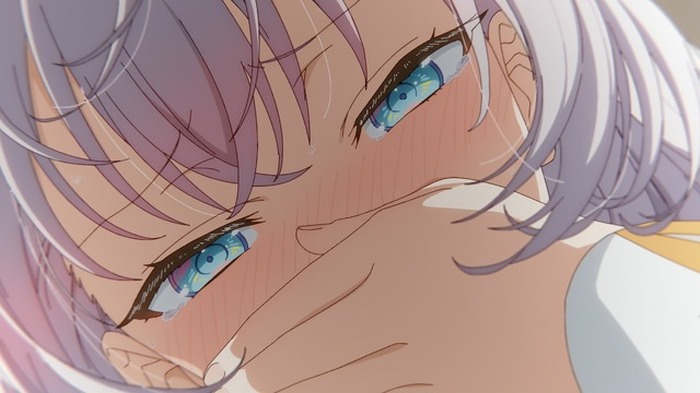 夏アニメ「ロシデレ」アーリャが間接キス!? 政近とファミレスで「あ