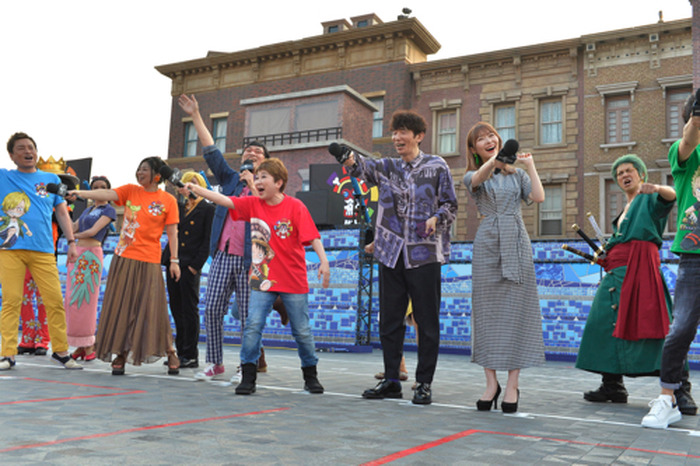 劇場版 One Piece Stampede 完成記念 一日限りの 海賊オールスター万博 に豪華ゲスト 麦わらの一味 声優陣がユニバーサル スタジオ ジャパンに集結 43枚目の写真 画像 超 アニメディア