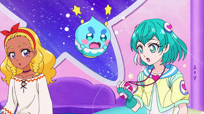 不時着したロケット内でくつろぐひかるたちーーtvアニメ スター トゥインクルプリキュア 第26話のあらすじ 先行カットが到着 4枚目の写真 画像 超 アニメディア